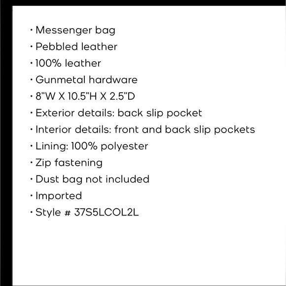 Michael Kors Tan Men's Bag - Picture 8 of 8